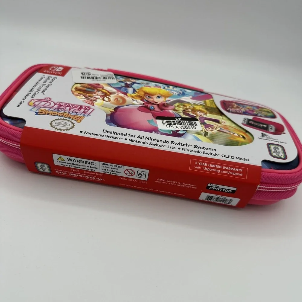RDS NSW Deluxe Travel Case Princess Peach Case [New ] Deluxe‎ Ed